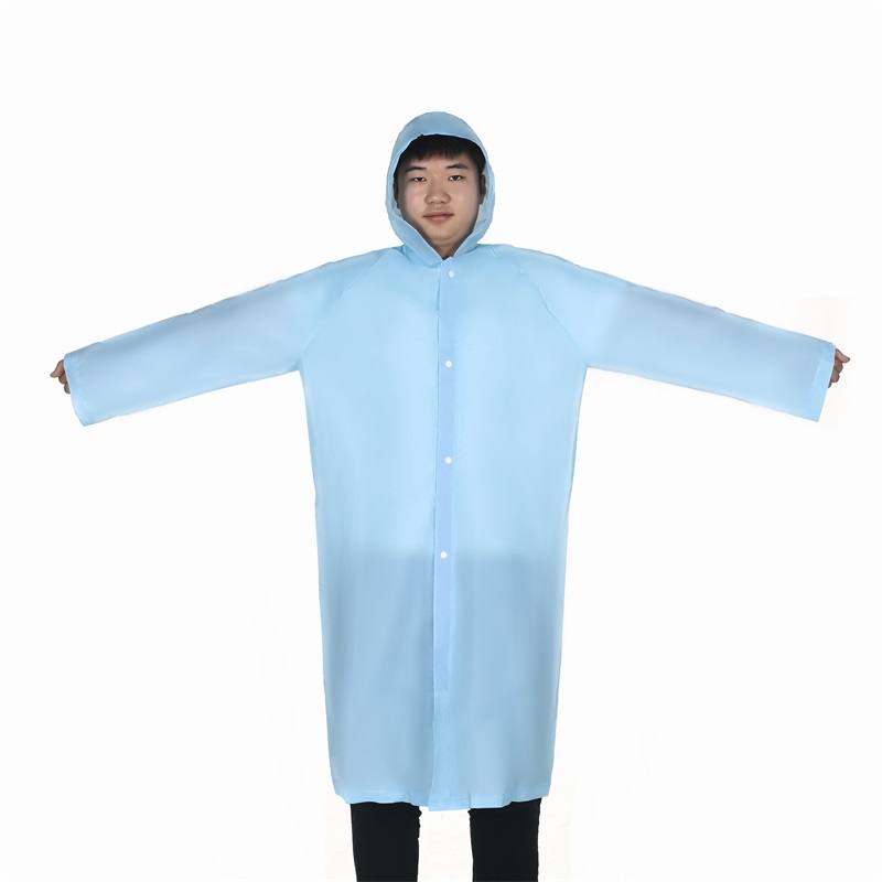 Hot Sale Portable Raincoat Rain Poncho Waterproof With Hoods And Sleeves Clothing