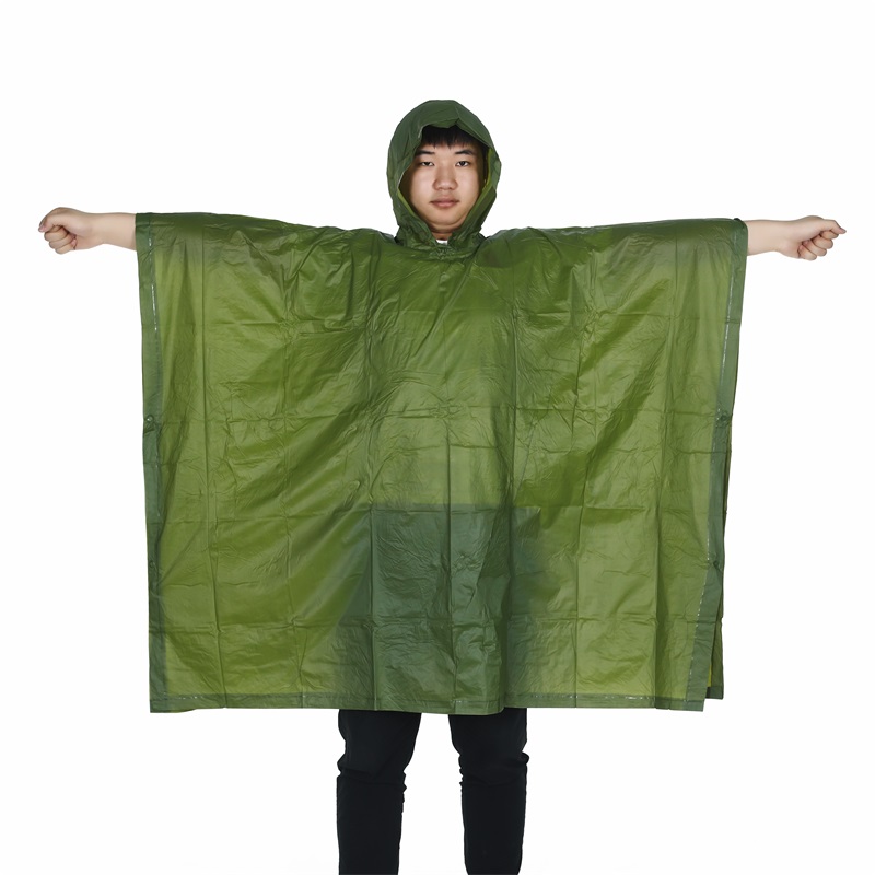 Portable Disposable Poncho Raincoats for Men Women Rain Poncho Emergency Fisherman Rain Coat With Logo