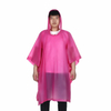 Wholesale Factory Fashion Pe Raincoat Disposable Rain Poncho Waterproof with Logo