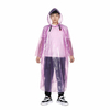 Wholesale Factory Fashion Pe Raincoat Disposable Rain Poncho Waterproof with Logo