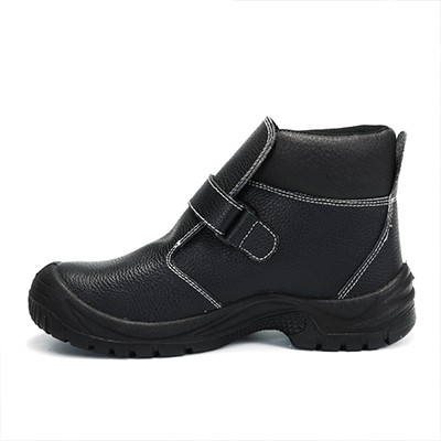 Embossed Cowhide Leather Safety Shoes