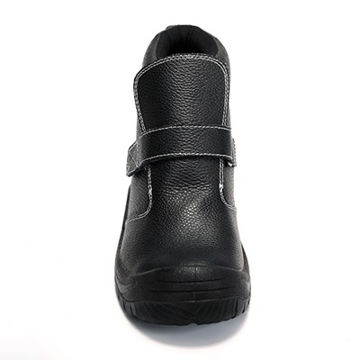 Embossed Cowhide Leather Safety Shoes