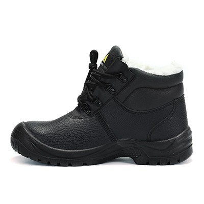 Embossed Cowhide Safety Shoes