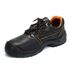 Embossed Grained Cowhide Leather Safety Shoes