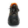 Embossed Grained Cowhide Leather Safety Shoes